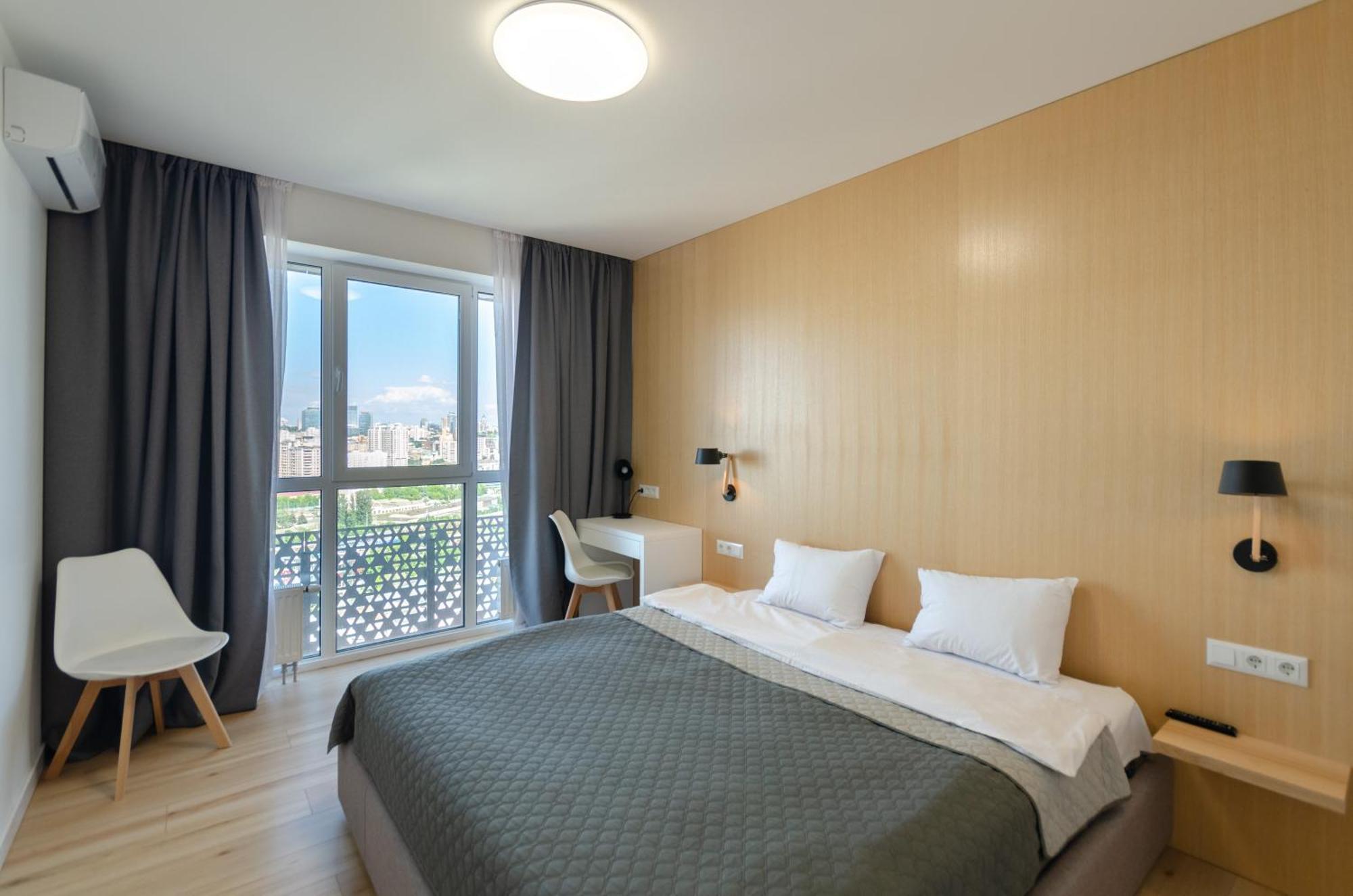 Petrovdom 205-206 Panoramic City View Apartments At Rc Kvartet, Central Railway Station Kiew Exterior foto