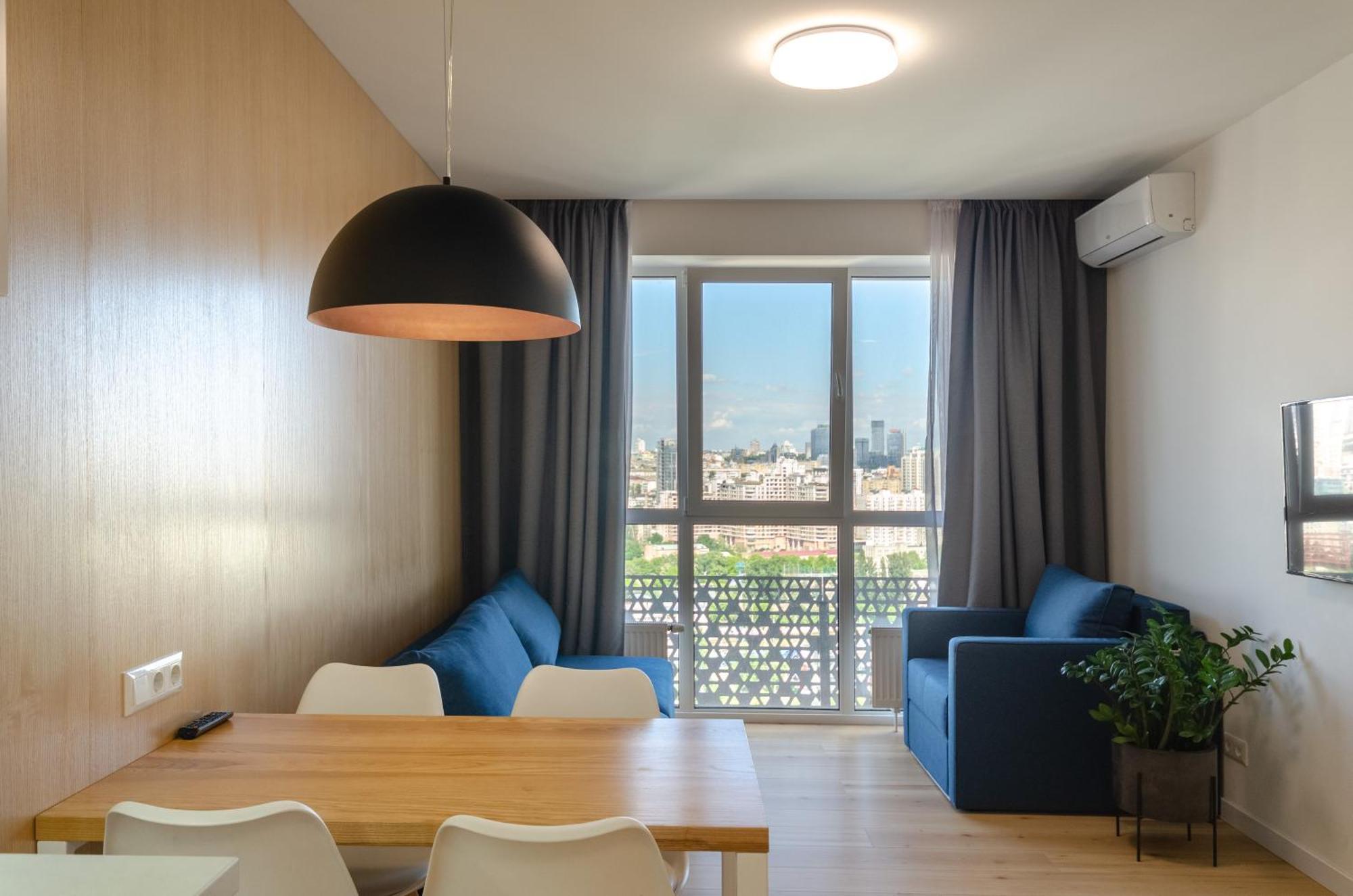 Petrovdom 205-206 Panoramic City View Apartments At Rc Kvartet, Central Railway Station Kiew Exterior foto
